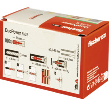 Fischer DuoPower Dübel 5x25, 100er Packung