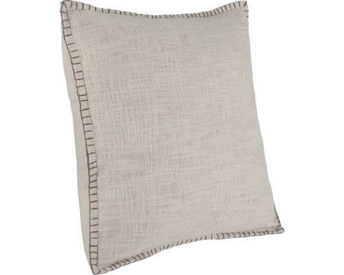 Coussin décoratif en tissu avec surpiqûres