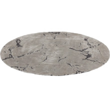 Tapis ovale avec motif abstrait