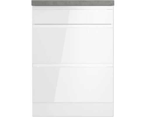 Meuble sous-lavabo avec quatre tiroirs