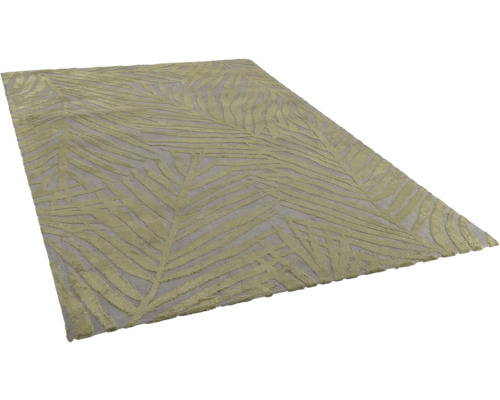 Tapis avec motif de feuilles