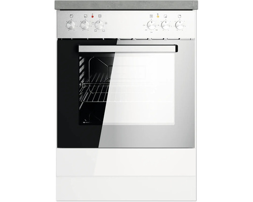 Cuisinière électrique indépendante avec boutons de commande et hublot