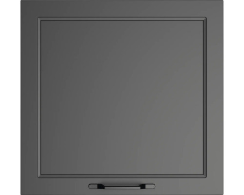 Porte de meuble ou d''armoire grise avec poignée