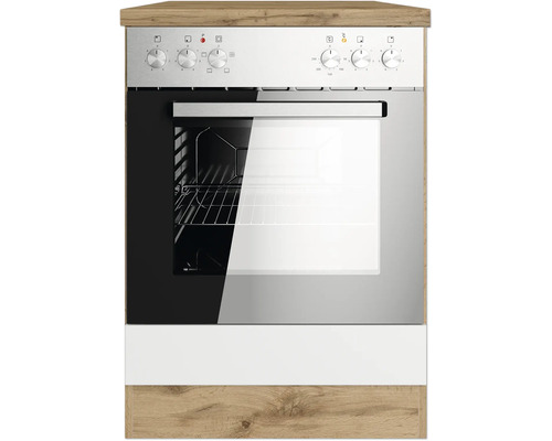 Four encastrable avec boutons de commande et hublot