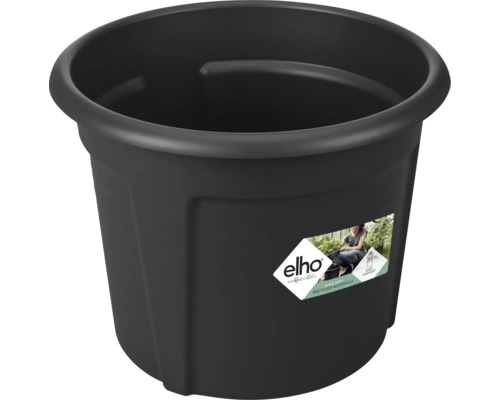 Pot à pommes de terre elho Green Basics en plastique Ø 32 x 26 cm noir