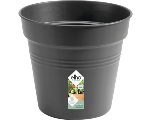 Godet de culture pot de culture elho Green Basics plastique Ø 35 H 32 cm noir