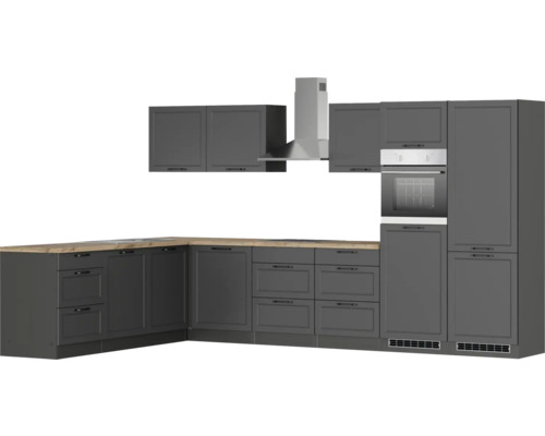 Cuisine complète avec hotte aspirante et four encastrable