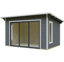 Abri de jardin SKAN Holz Tournai 2 avec plancher 480 x 380 cm ardoise