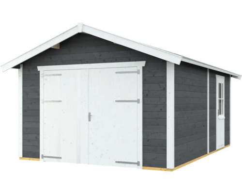 Abri de jardin en bois avec double porte et fenêtre