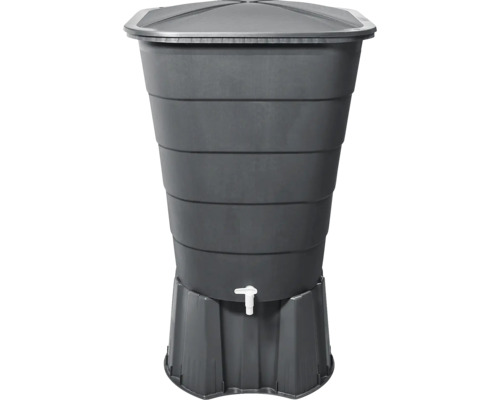 Regentonne mit Deckel und Auslaufhahn