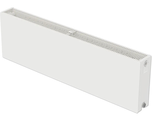 Radiateur plat ROTHEIGNER type DK (22) 6 connexions (en bas à droite ou latérales) 300 x 1100 mm blanc sans languettes de fixation