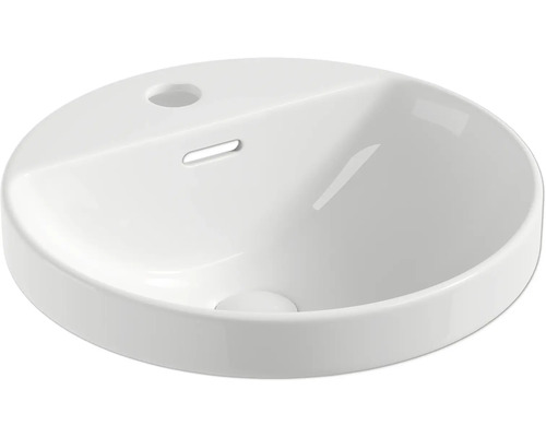 Vasque à poser en céramique sanitaire avec un design rond