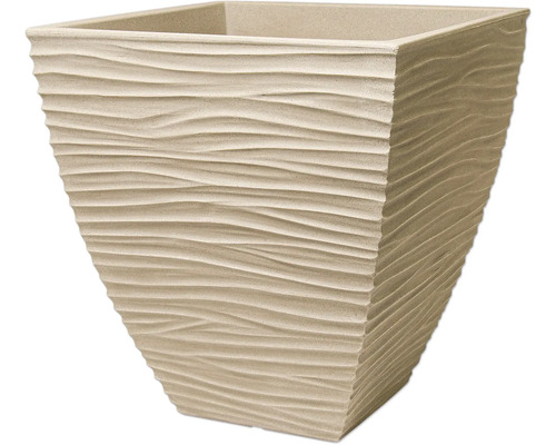 Pflanztopf Sylt 40x40x42 cm creme