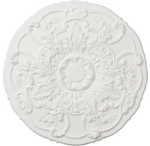 Rosace de plafond ronde avec motif floral