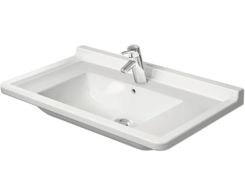 DURAVIT Möbelwaschtisch Starck 3 85 x 48,5 cm weiss glänzend 304800000