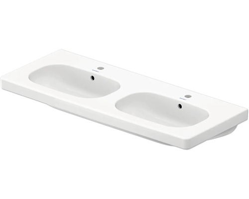 Lavabo double DURAVIT D-Code 120 cm blanc 03481200002