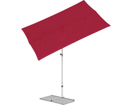 Suncomfort by Glatz Sonnenschirm FlexRoof 195x140 cm aurora red