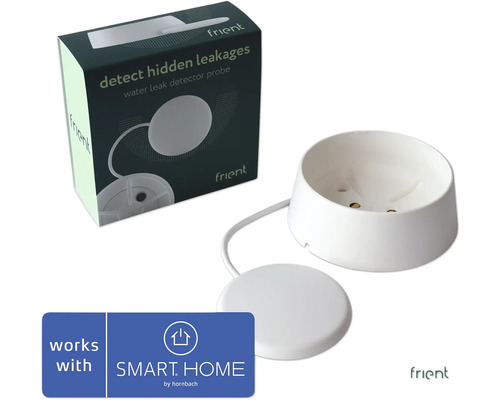 Détecteur de fuite d'eau frient Water Leak Detector - Compatible avec SMART HOME by hornbach Détecteur de fuite d''eau Frient avec sonde et emballage