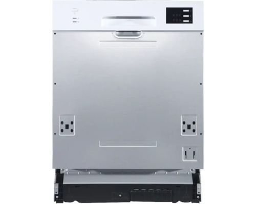 Lave-vaisselle en blanc avec éléments de commande