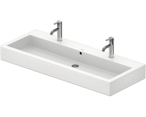 Lavabo double DURAVIT Vero 120 cm blanc 0454120024