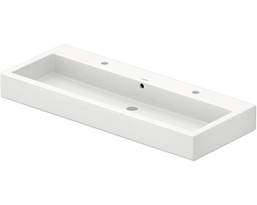 Duravit Vero Möbel-Waschtisch doppelt 120 cm weiss 0454120024