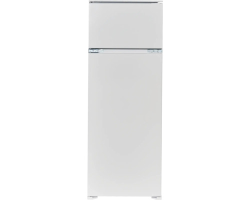 Réfrigérateur-congélateur blanc à deux portes