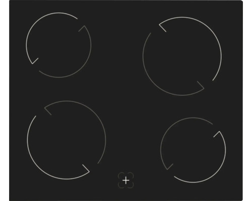 Plaque à induction avec quatre zones de cuisson