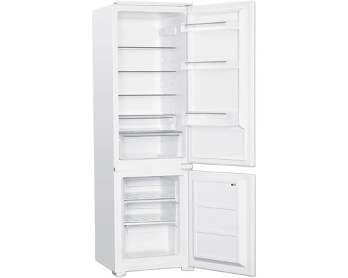 Réfrigérateur-congélateur ouvert