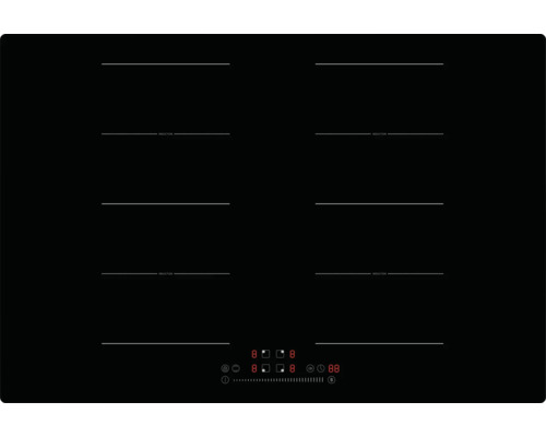 Plaque à induction sans cadre PKM N77-2FZS lxp 77x52 cm 4 zones de cuisson autonomes