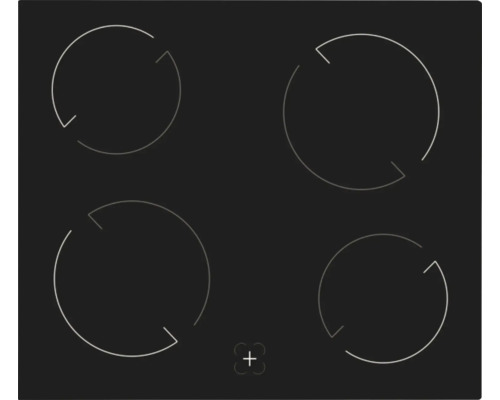 Plaque à induction avec quatre zones de cuisson