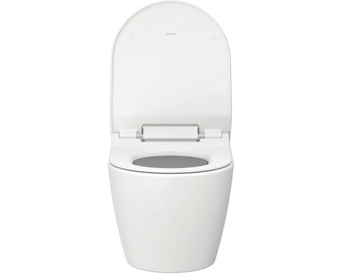 WC à fond creux suspendu avec bride ouverte et siège de WC