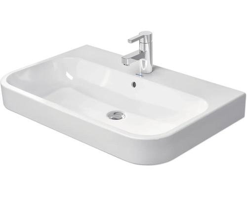 Vasque pour meuble DURAVIT Happy D.2 80 cm blanc avec revêtement Wondergliss 23188000001