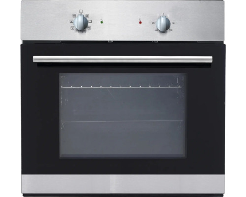 Four encastrable en inox avec thermostat et sélecteur de fonctions