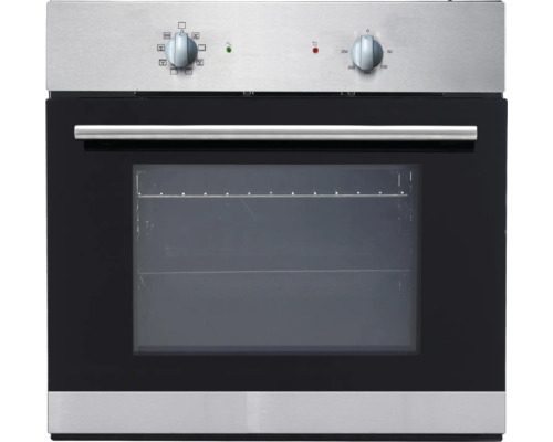 Four encastrable avec façade en verre et boutons de commande