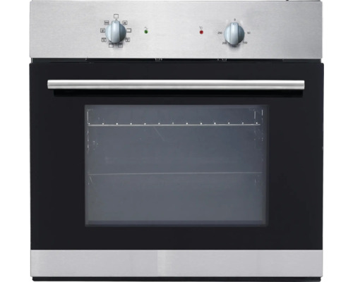 Four avec façade en verre et éléments de commande