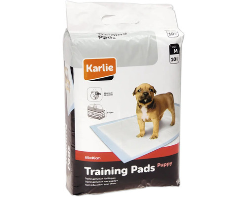 Karlie Puppy Trainingsmatte ca. 60 x 45 cm 10 Stück Karlie Trainingsunterlagen für Welpen, 60x40 cm, 10 Stück