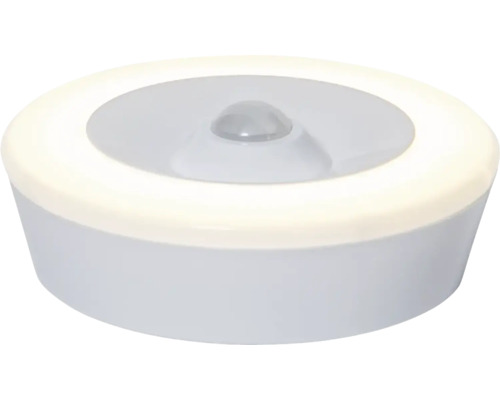 Veilleuse LED rond avec capteur 0,6 W blanc