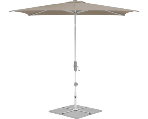 Suncomfort by Glatz Parasol Shell Turn 250x200 cm light taupe