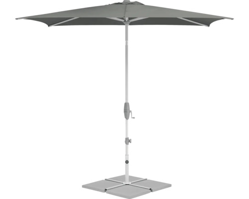 Suncomfort by Glatz Parasol Shell Turn 250x200 cm stone grey