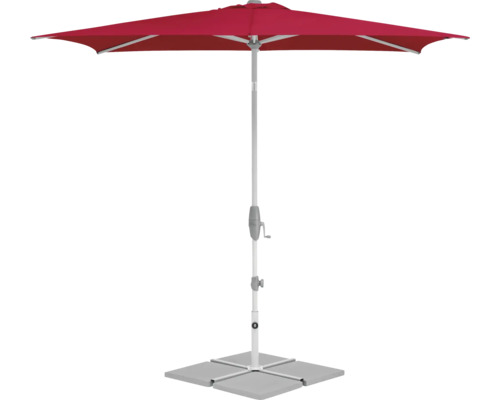 Suncomfort by Glatz Parasol Shell Turn 250x200 cm aurora red