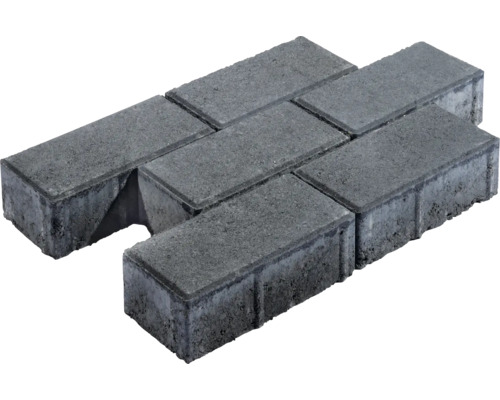 Pavé rectangulaire anthracite 20 x 10 x 8 cm