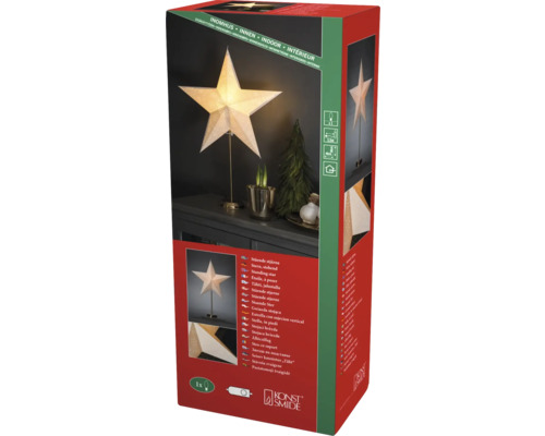 Emballage d''une lampe étoile sur pied pour l''intérieur