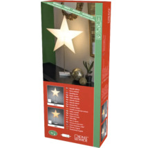 Verpackung einer stehenden Sternleuchte für den Innenbereich