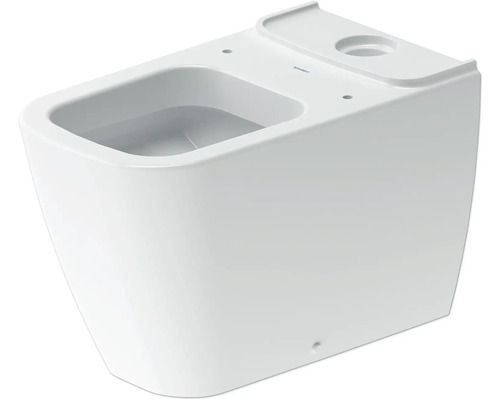 WC à fond creux DURAVIT Happy D.2 pour WC combiné blanc sur pied sans réservoir de chasse d'eau 2134090000