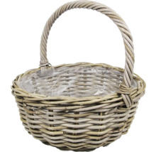 Panier tressé avec poignée