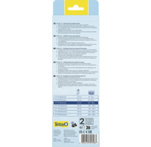 Emballage du produit de chauffage d''aquarium Tetra avec détails techniques et informations sur le fabricant