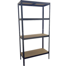 Schwerlastregal mit vier Ebenen für Lagerung