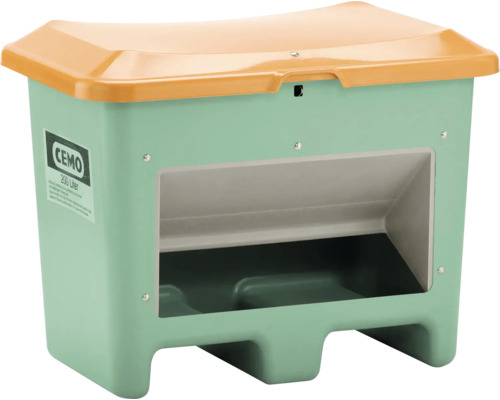 Cemo Futterkiste mit Deckel, 200 Liter