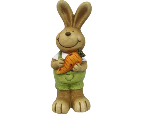 Figurine décorative lapin de Pâques Lafiora 37 cm vert