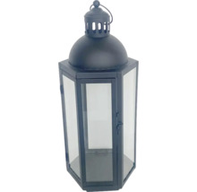 Dekorative Windlicht Laterne aus Glas und Metall